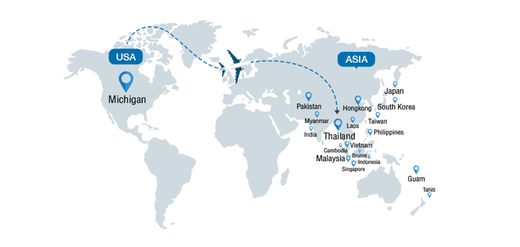 Map of Asia